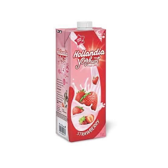 HOLLLADIA YOGHURT STRAWBERRY 1L