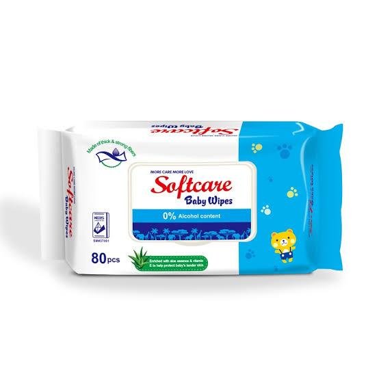 SOFTCARE BABY WIPES (80PCS)