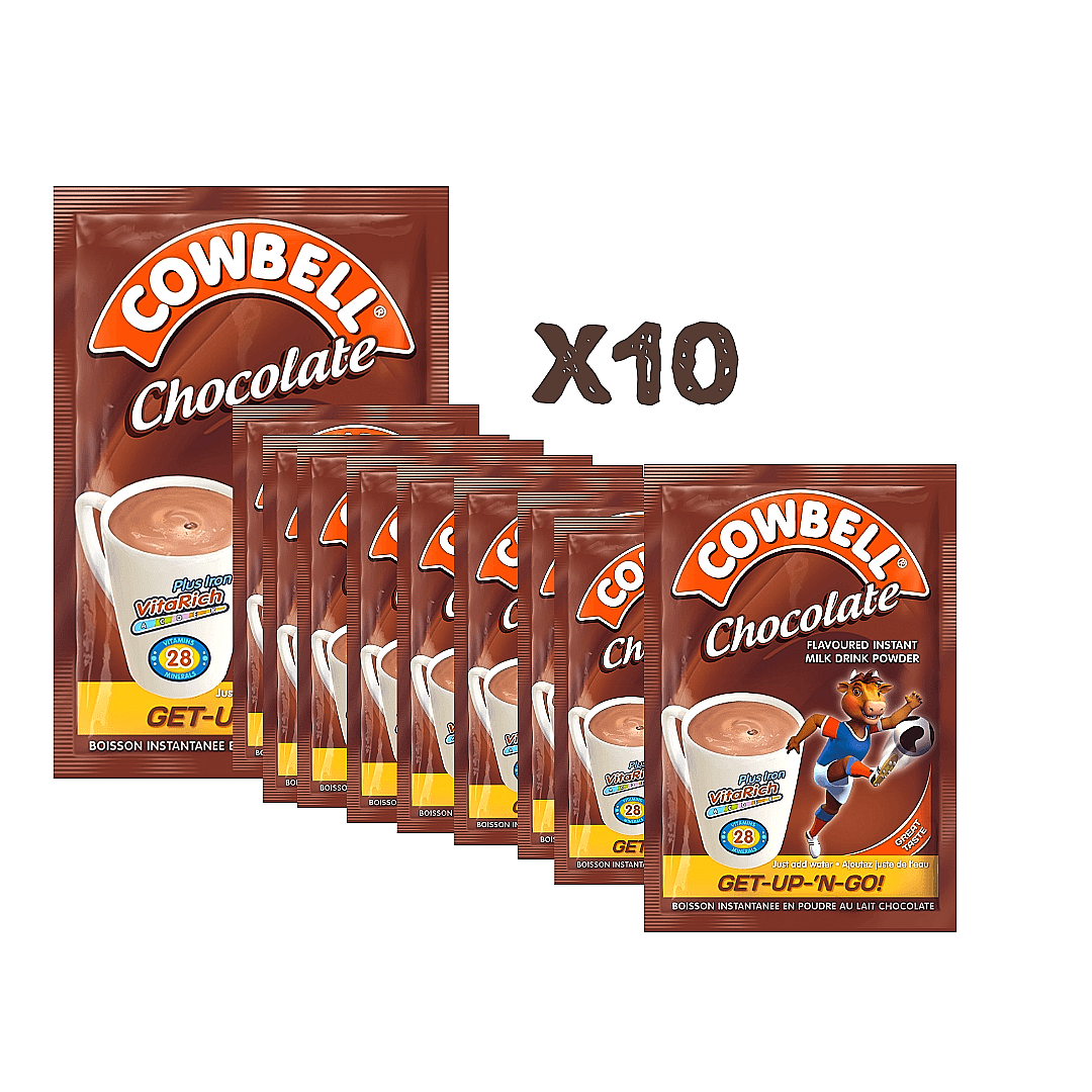 COWBELL CHOCOLATE SATCHET (10/ roll)