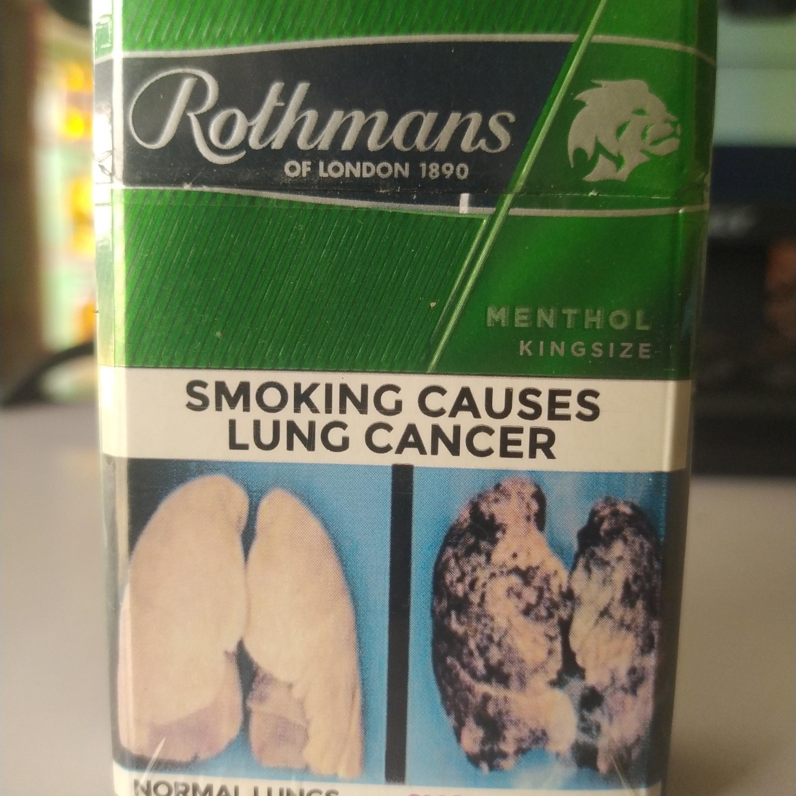 ROTHMANS CIGARETTE GREEN 